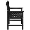 Kerti pad fekete 120 x 59 x 88 cm hdpe