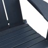 Összecsukható adirondack szék sötétkék 80,5 x 74,5 x 92 cm hdpe