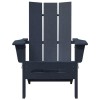 Összecsukható adirondack szék sötétkék 80,5 x 74,5 x 92 cm hdpe