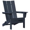Összecsukható adirondack szék sötétkék 80,5 x 74,5 x 92 cm hdpe