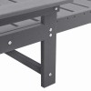 Napozó világosszürke 195,5 x 53 x 98,5 cm hdpe