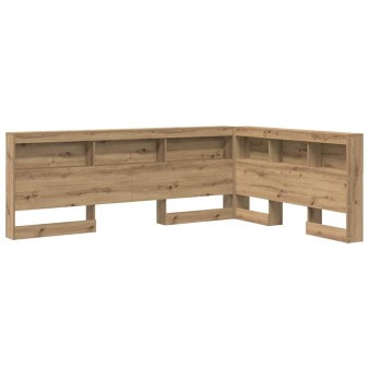 Tároló fejtámla polcokkal artisan tölgy 160 cm faanyag