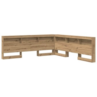 Tároló fejtámla polcokkal artisan tölgy 180 cm faanyag