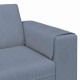 Szövet kanapé párnával kék 208 cm bársony anyag Szövet kanapé párnával kék 208 cm bársony anyag