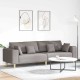 Szövet kanapé párnával tópszínű 208 cm szövet Szövet kanapé párnával tópszínű 208 cm szövet