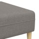 Szövet kanapé párnával 3 pcs tópszínű 208 cm szövet