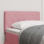 Fejtámla rózsaszín 80 cm bársony