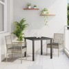 Kerti szék 2 pcs világosszürke 55 x 53 x 85 cm polirattan