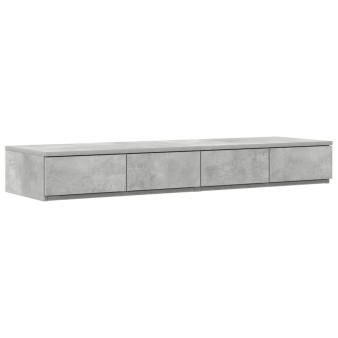 Ágyfiókok fiókkal beton szürke 120 x 36,5 x 16,5 cm faanyag