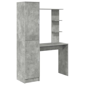 Asztal 2 pcs beton szürke