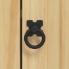 Cabinet ski mézes barna 40 x 32 x 60 cm tömör fenyőfa