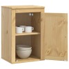 Cabinet ski mézes barna 40 x 32 x 60 cm tömör fenyőfa