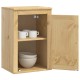 Cabinet polcokkal tárolóval méz 60 x 32 x 40 cm tömör fenyőfa