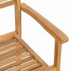Szék 4 pcs barna 56 x 55 x 90.5 cm tömör teakfa