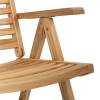 Szék 2 pcs barna 64.5 x 52 x 108 cm tömör teakfa