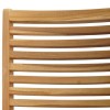 Szék 2 pcs barna 64.5 x 52 x 108 cm tömör teakfa