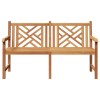 Kerti pad 150 x 60 x 90 cm tömör teakfa