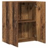 Irodai szekrény ajtóval fekete tölgy 70 x 32 x 77.5 cm faanyag