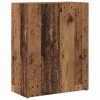 Irodai szekrény ajtóval fekete tölgy 70 x 32 x 77.5 cm faanyag
