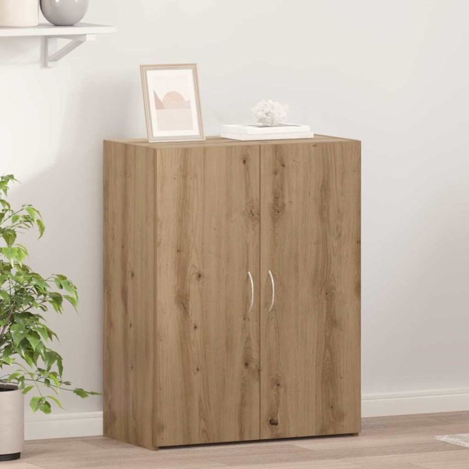 Irodai szekrény polcokkal öreg fa 70 x 32 x 77.5 cm faanyag