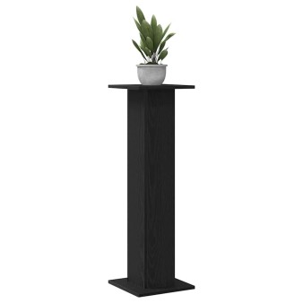 Növényállvány 2 pcs fekete tölgy 30 x 30 x 95 cm faanyag