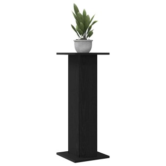 Növényállvány 2 pcs fekete tölgy 30 x 30 x 80 cm faanyag