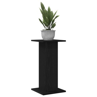 Növényállvány 2 pcs fekete tölgy 30 x 30 x 60 cm faanyag