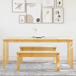 Panama 3 részes tömör fenyőfa étkezőgarnitúra