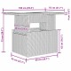 Kerti kanapé szett 8 pcs bézs és krémszínű 100 x 55 x 73 cm Kerti kanapé szett 8 pcs bézs és krémszínű 100 x 55 x 73 cm