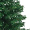 Sarok műkarácsonyfa 300 led-del zöld 180 cm pvc és fém