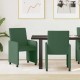 Étkező székek 2 pcs szürke zöld 57 x 66 x 94 cm bársony anyag
