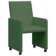 Étkező székek 2 pcs szürke zöld 57 x 66 x 94 cm bársony anyag