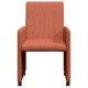Étkező székek 2 pcs piros narancs 57 x 66 x 94 cm bársony anyag