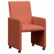 Étkező székek 2 pcs piros narancs 57 x 66 x 94 cm bársony anyag