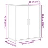 Széf 2 pcs öreg fa 60 x 31 x 70 cm faanyag