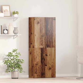 Irodai szekrény öreg fa 60 x 32 x 152,5 cm faanyag