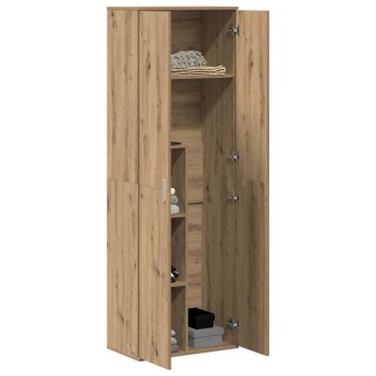 Highboard kézműves tölgy 60 x 35 x 180 cm faanyag