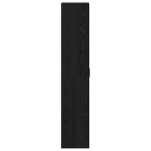 Highboard musta tammi 60 x 35 x 180 cm faanyag