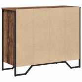 Fiókos szekrény fiókkal 2 pcs öreg fa 91 x 35,5 x 74,5 cm