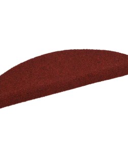 20 db öntapadós lépcsőszőnyeg 56 x 17 x 3 cm bordói félkör alakú
