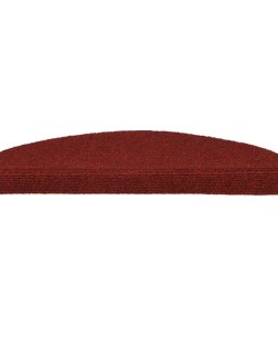 20 db öntapadós lépcsőszőnyeg 56 x 17 x 3 cm bordói félkör alakú