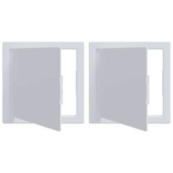 Hozzáférési panelek 2 pcs fehér 15 x 15 cm abs műanyag