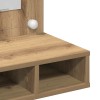 Tükörszekrény polcokkal artisan tölgy 60 x 31,5 x 62 cm faanyag