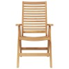 Szék 8 pcs barna 64.5 x 52 x 108 cm tömör teakfa