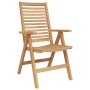 Szék 8 pcs barna 64.5 x 52 x 108 cm tömör teakfa