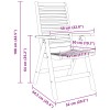 Szék 8 pcs barna 64.5 x 52 x 108 cm tömör teakfa