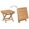 Napozó 2 pcs barna 198 x 55 x 58,5 cm tömör teakfa