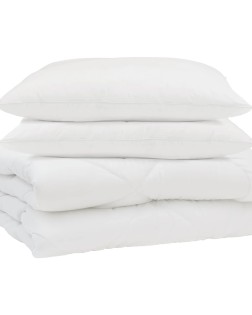 Nyári takarmány párnával 3 pcs fehér mikroszálas