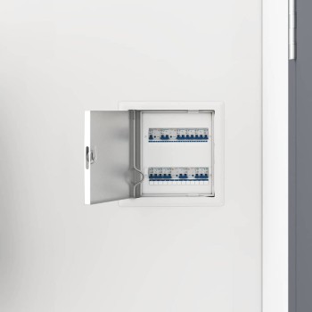 Hozzáférési panel 2 pcs fehér 23 x 23 x 3 cm acél