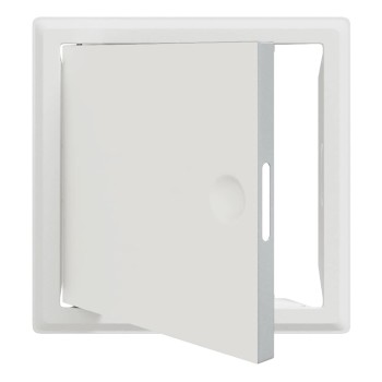 Hozzáférési panel fehér 33 x 33 x 3 cm acél